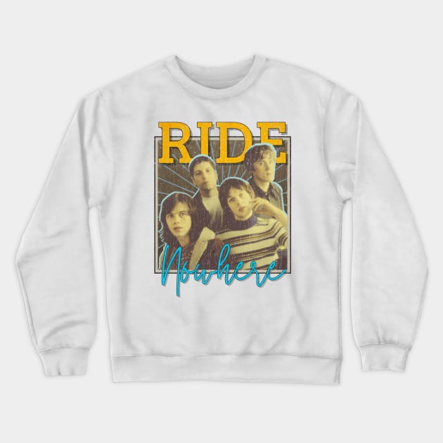 Ride Vintage 1988 // Nowhere Original Fan Design Artwork Crewneck Sweatshirt by A Design for Life